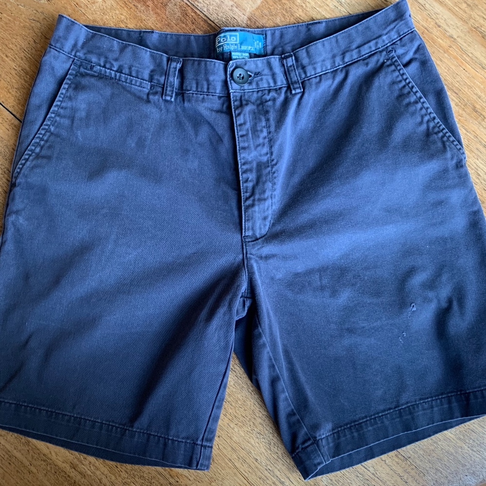 Polo Blue Khaki Shorts